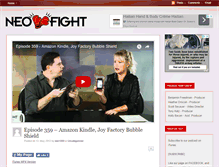 Tablet Screenshot of neo-fight.tv